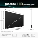 Hisense 116 Inch Mini-LED ULED 4K Gaming TV UX - Image 2