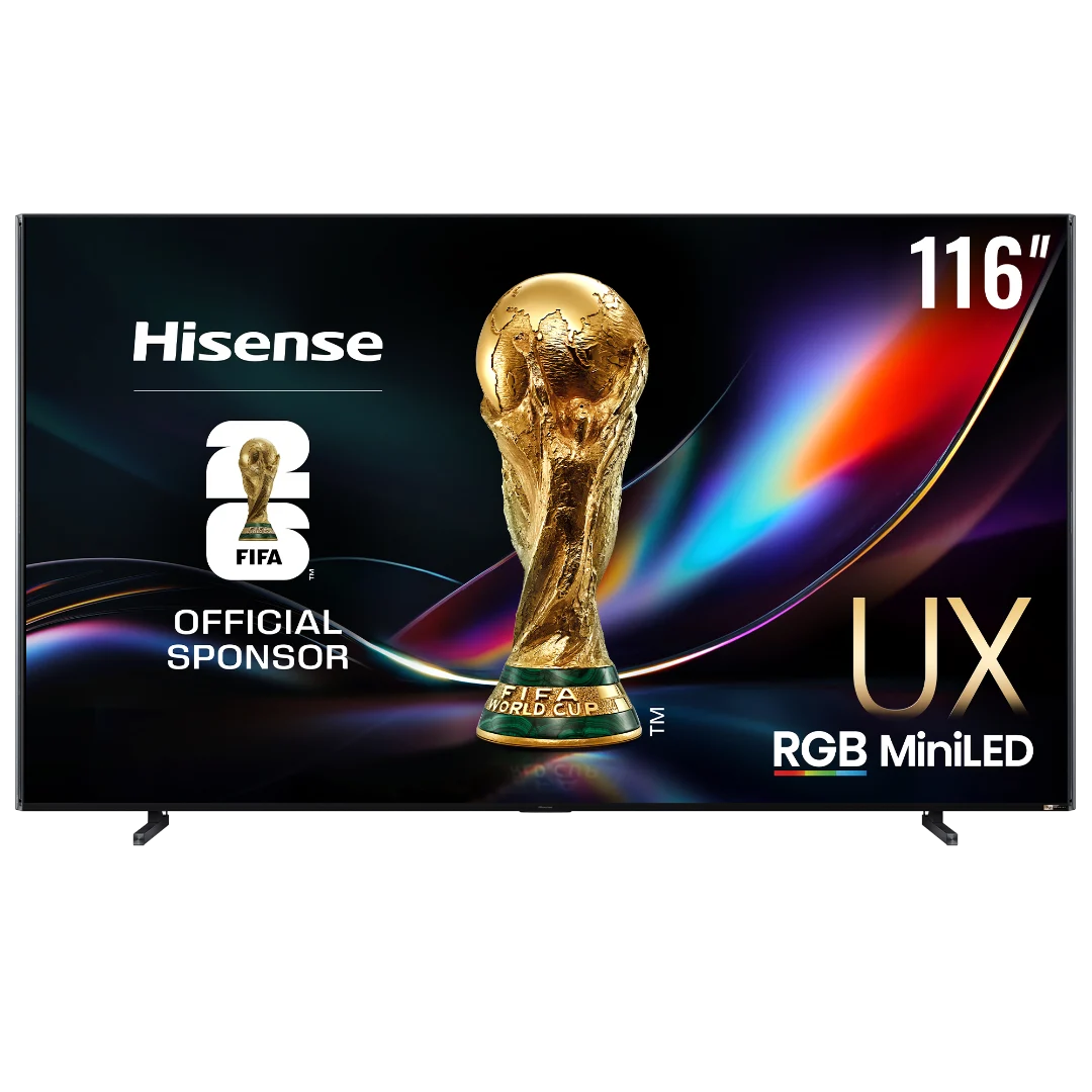 N70248337V-116UX.webp Hisense 116 Inch Mini-LED ULED 4K Gaming TV UX - Image 1