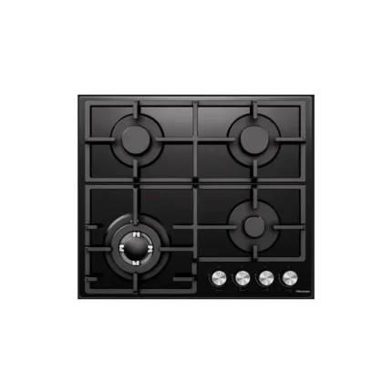 Hisense 60CM 4 Burner Gas Black Glass Built-in Hob HHU60GAGB