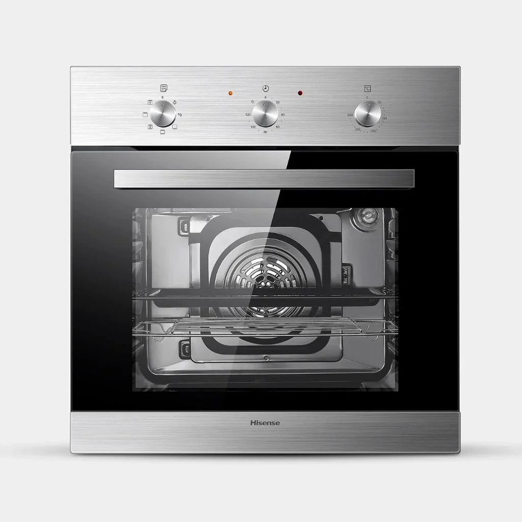 hisense_built_in_oven_stainless_steel_60_cm_silver.webp Hisense 60CM Stainless Steel Built-in Oven HBO60203 - Image 1