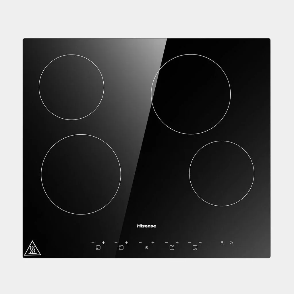 hisense_cooker_hob_60_cm_electric_4_burners_black.webp Hisense 60CM Ceramic Built-in Hob HHU60CEEC - Image 1