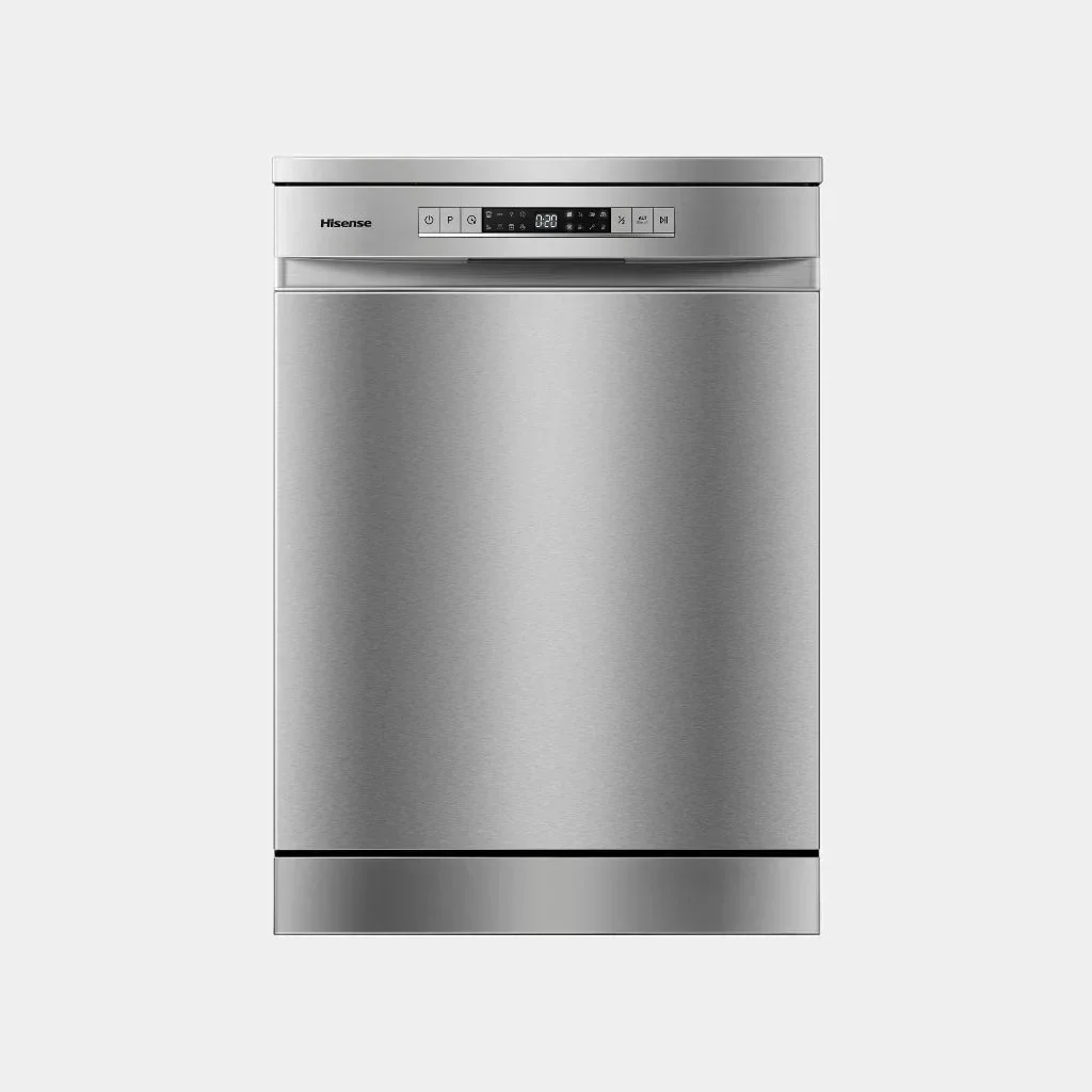 hisense_dishwasher_13_place_silver.webp Hisense 13 Place Freestanding Dishwasher HS622E90G - Image 1
