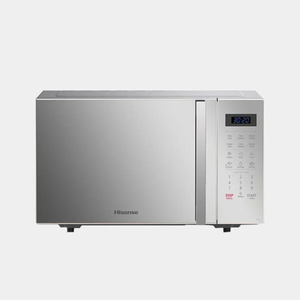 hisense_microwave_25l_silver-.webp Hisense 25L Grill Microwave H25MOMS7HG - Image 1