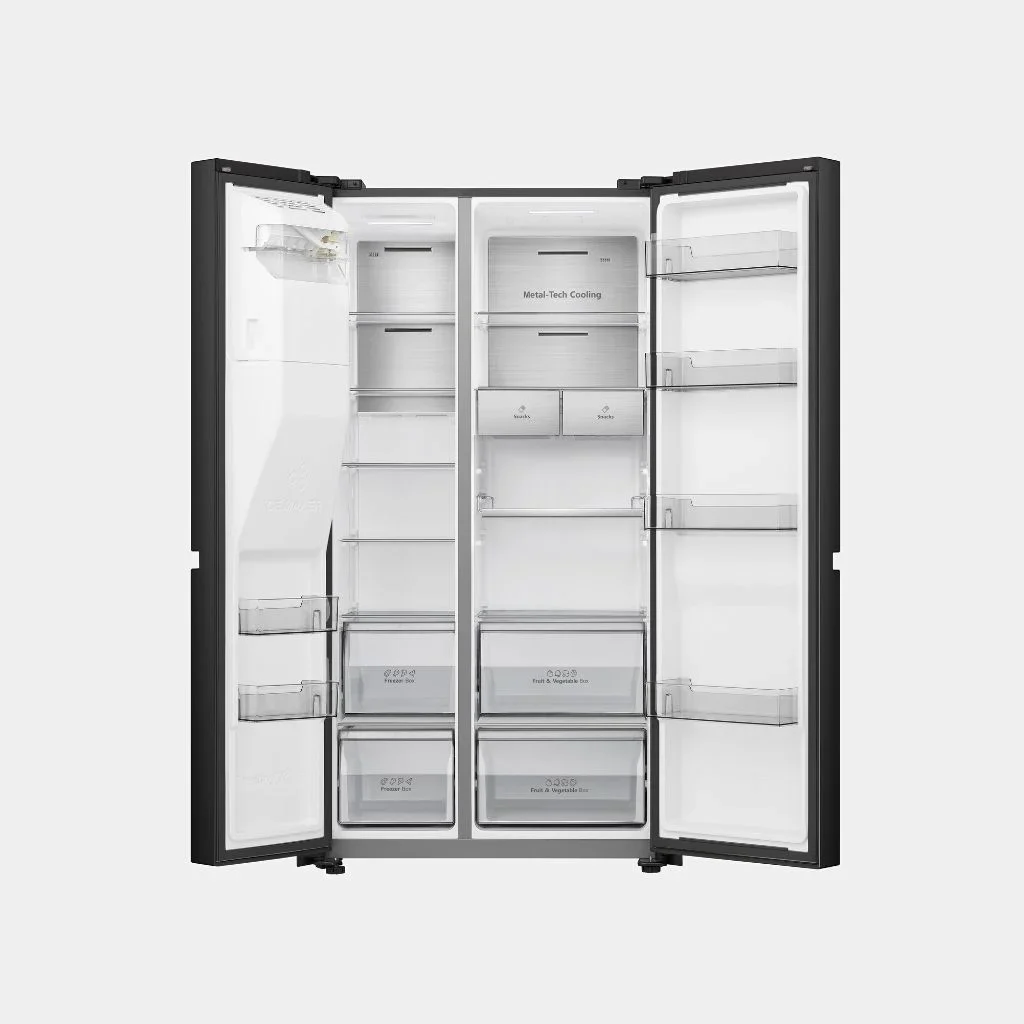Hisense 628L Side-by-Side Fridge With Dispenser REF628DR - Image 5