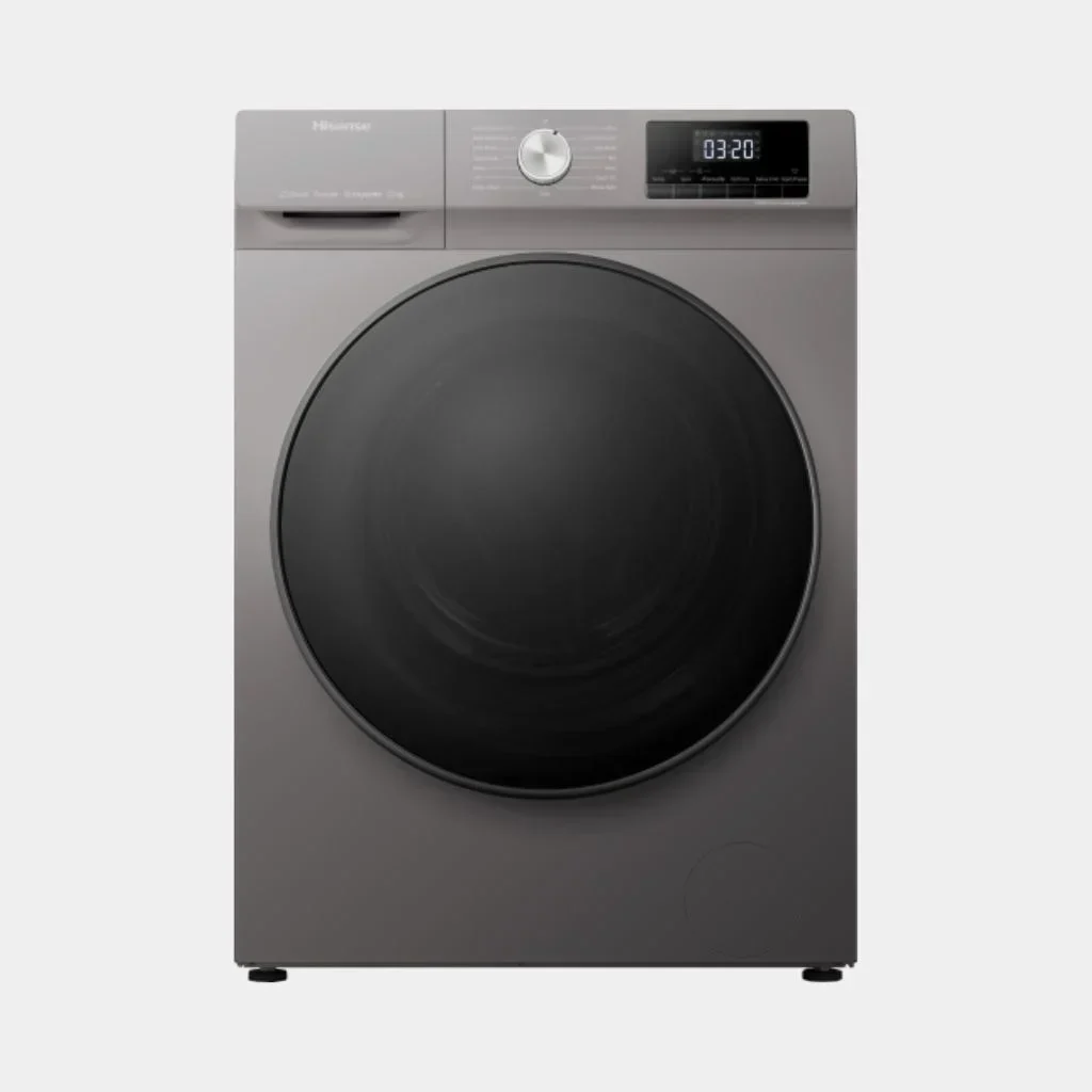 hisense_washing_machine_12_kg_front_load_grey.webp Hisense 12KG Front Load Washing Machine WFQY1214VJMT - Image 1