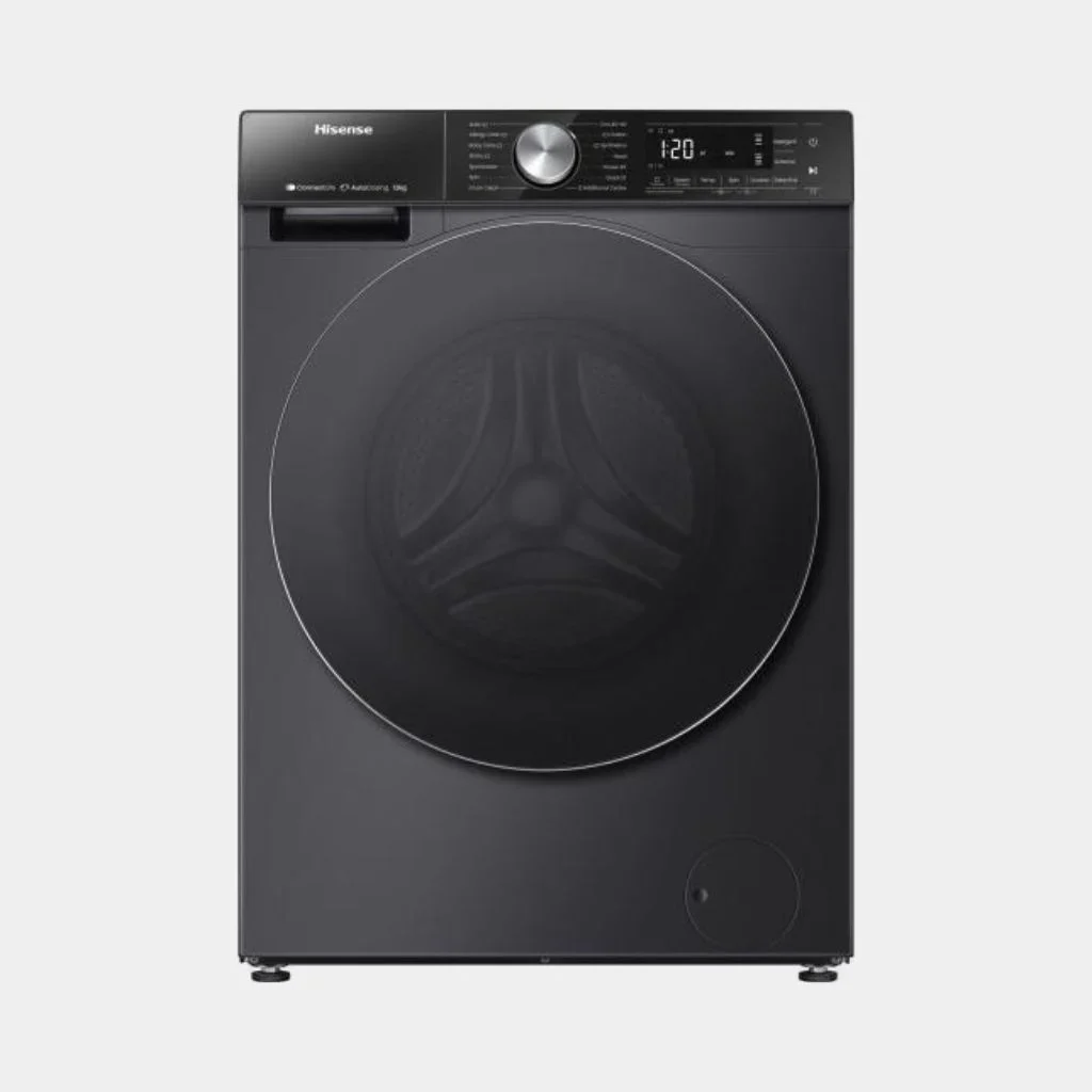 hisense_washing_machine_front_load_12_kg_washer_8_kg_dryer_black.webp Hisense 12KG Wash 8KG Dry Front Load Washer Dryer WD5S1245BB - Image 1